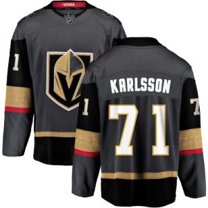 Kinder Vegas Golden Knights Eishockey Trikot William Karlsson #71 Breakaway Schwarz Fanatics Branded Heim